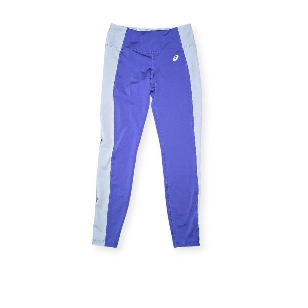 ASICS Women’s 7/8 Performance Tight Blue Violet Lilac Hint Size Small Quick-Dry